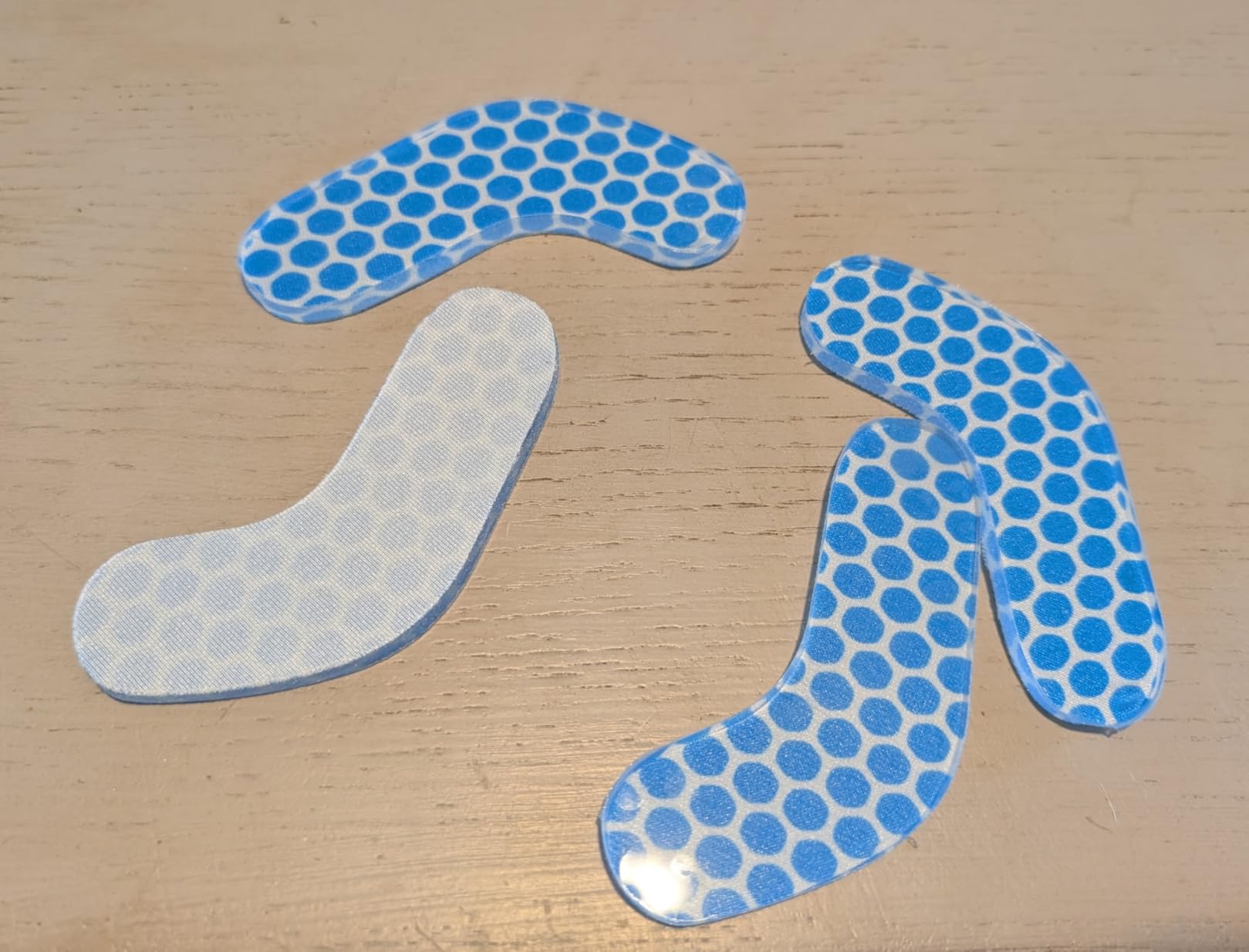 12 Pack Ski & Snowboard Boot Gel Pads - 4.3mm Thick Self-Adhesive Inserts to Reduce Heel Lift, Pressure & Blisters customer photo 1