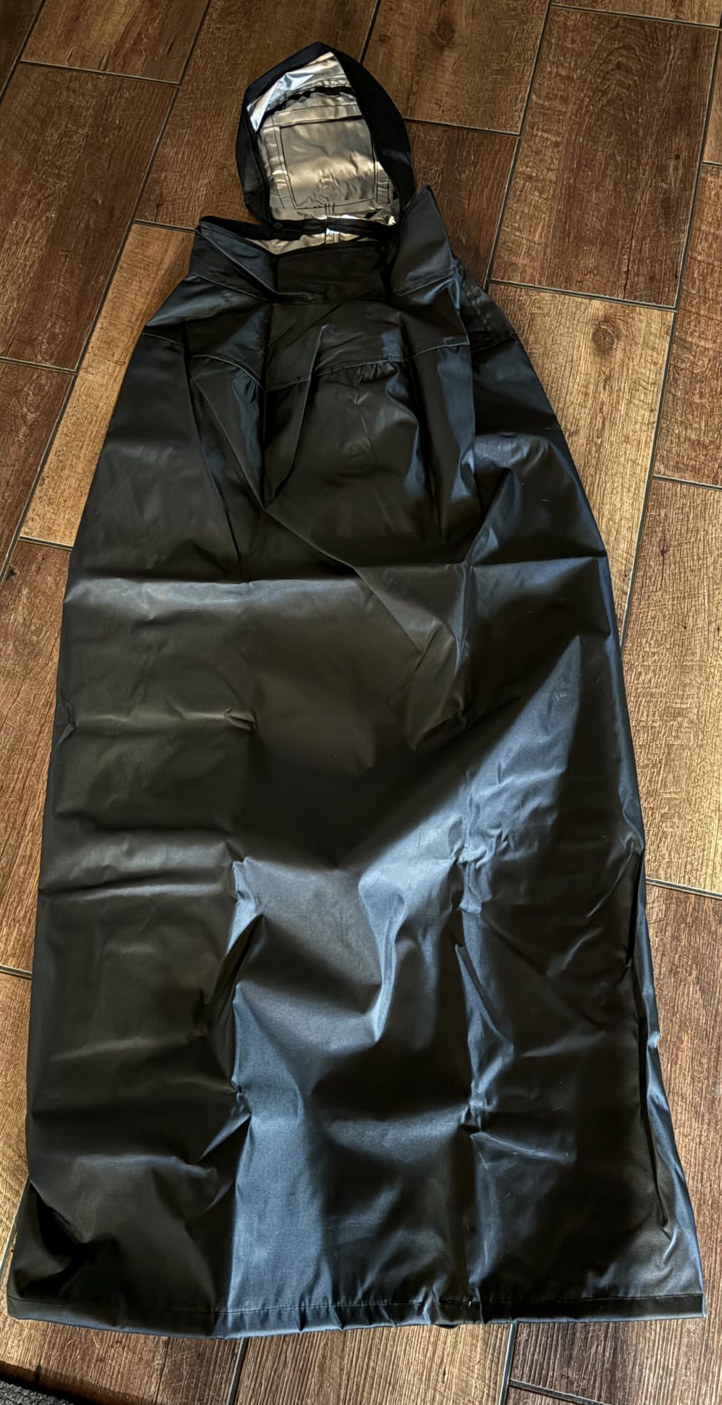 JINLI 100lb Propane Tank Cover, 600D Oxford with Fleece Lining, Winter Insulated UV Frost Resistant Outdoor Shield, Top Flip with Adjustable Buckle, Black customer photo 1