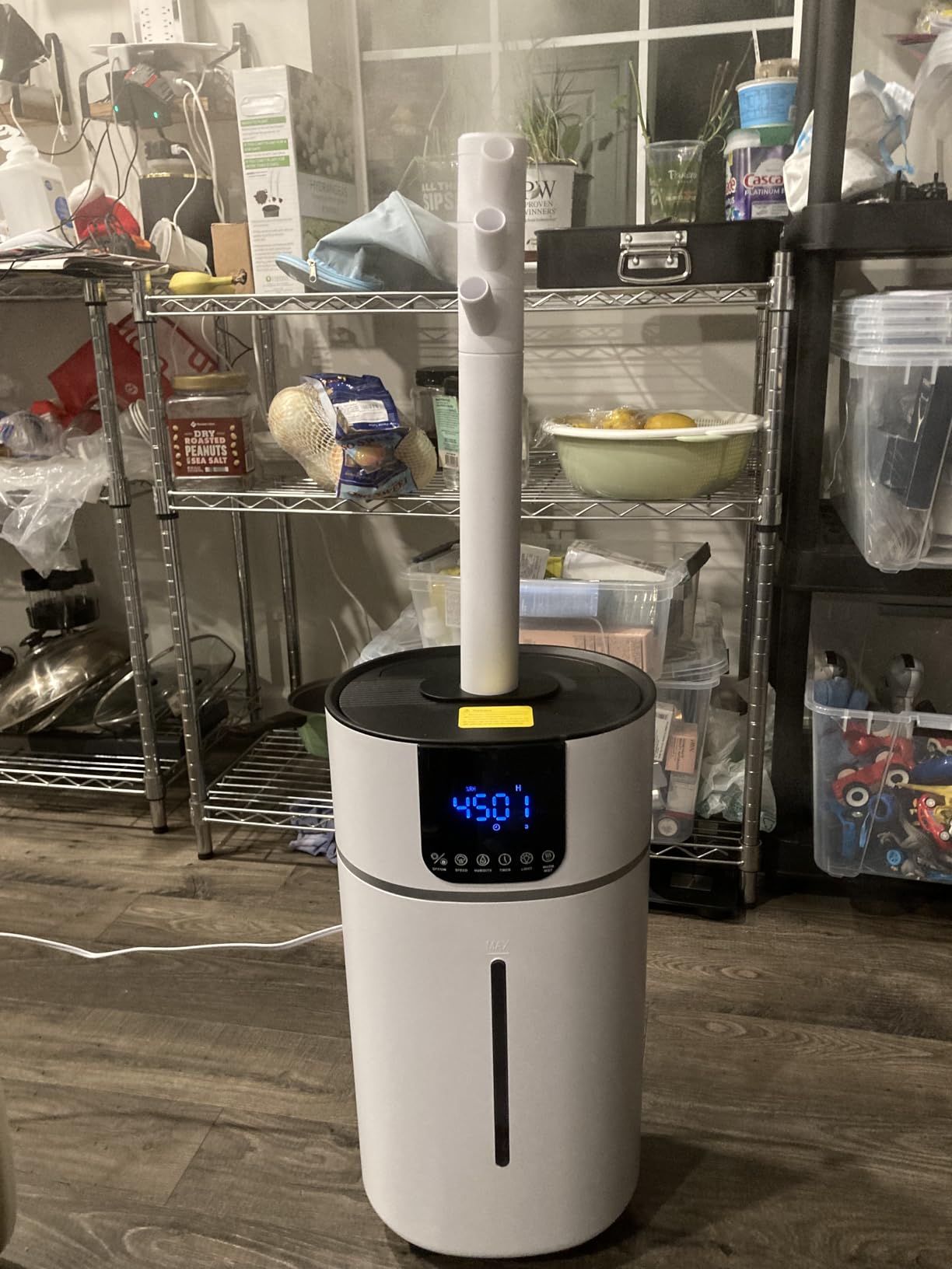 AreShark 4.2 Gal/16L Humidifier Large Room, Cool Warm Mist 2000ft2 Whole House Air Humidifiers for Bedroom, Plants, Adults, 60H Runtime, Humidity Setting, Easy to Clean, Top Fill, Extension Tube customer photo 1