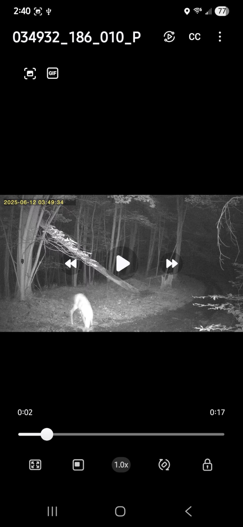 Loatos Trail Camera, Cellular Trail Camera with Built-in SIM Card 4G Unlimited Data Plan 2k HD Live Streaming Game Cameras with Night Vision Motion Activated Waterproof IP66 4W Solar Panel Trail Cam customer photo 2
