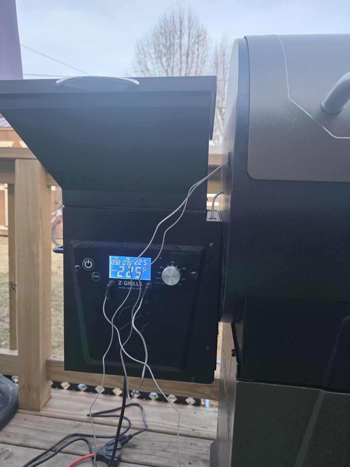 Z GRILLS 2026 Electric Pellet Smoker & Grill, 700 sq. in. Cooking Space, PID 3.0 Precision Control, Dual Meat Probes, 28-Hour Hopper, Dual-Wall Insulated Base, 8-in-1 BBQ with Cover customer photo 1