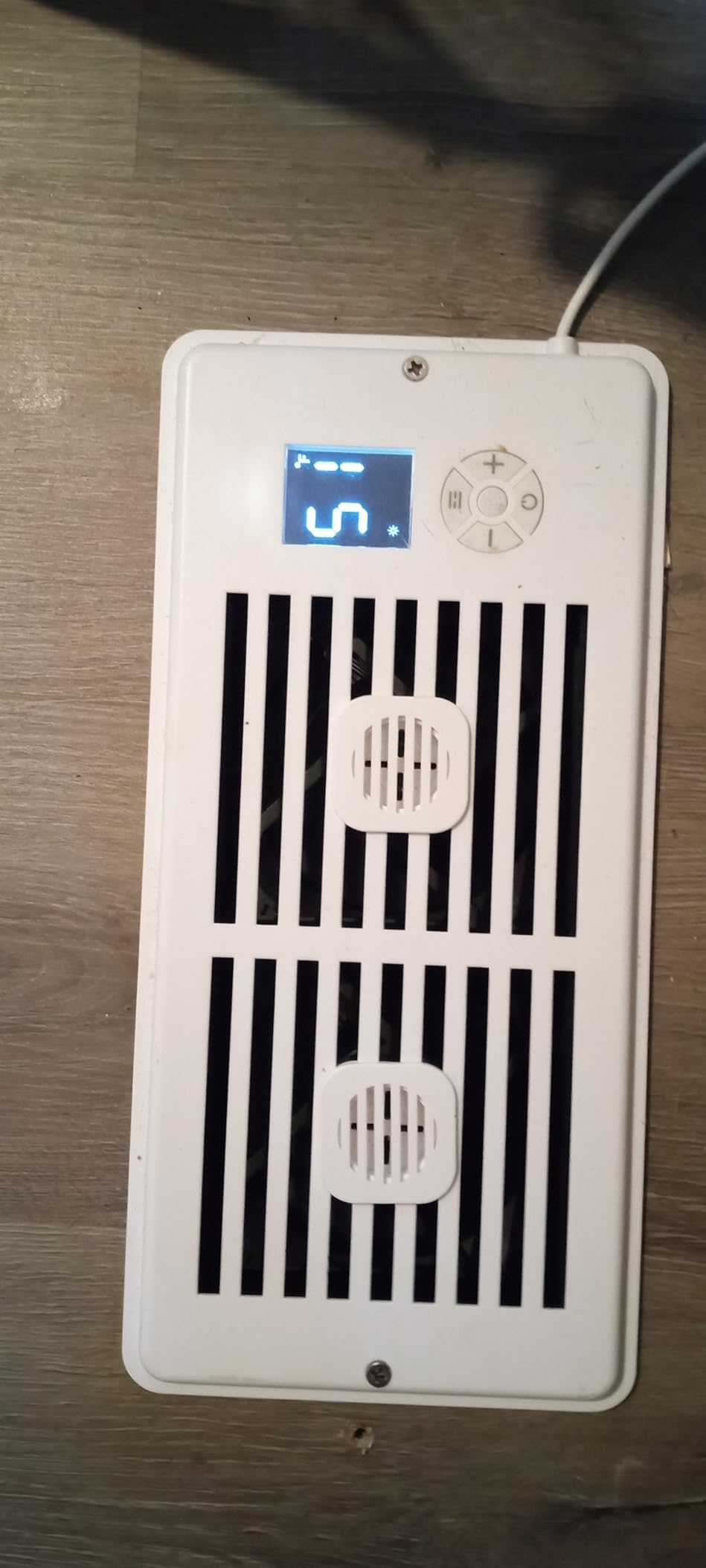 AGPTEK Register Booster Fan for 4 x 10 Register Holes, Quiet Air Vent Fans with 10-Speed, Intelligent Thermostat & Remote Control, Heating Cooling AC Vent Fan for Room Wall Floor Ceiling customer photo 2