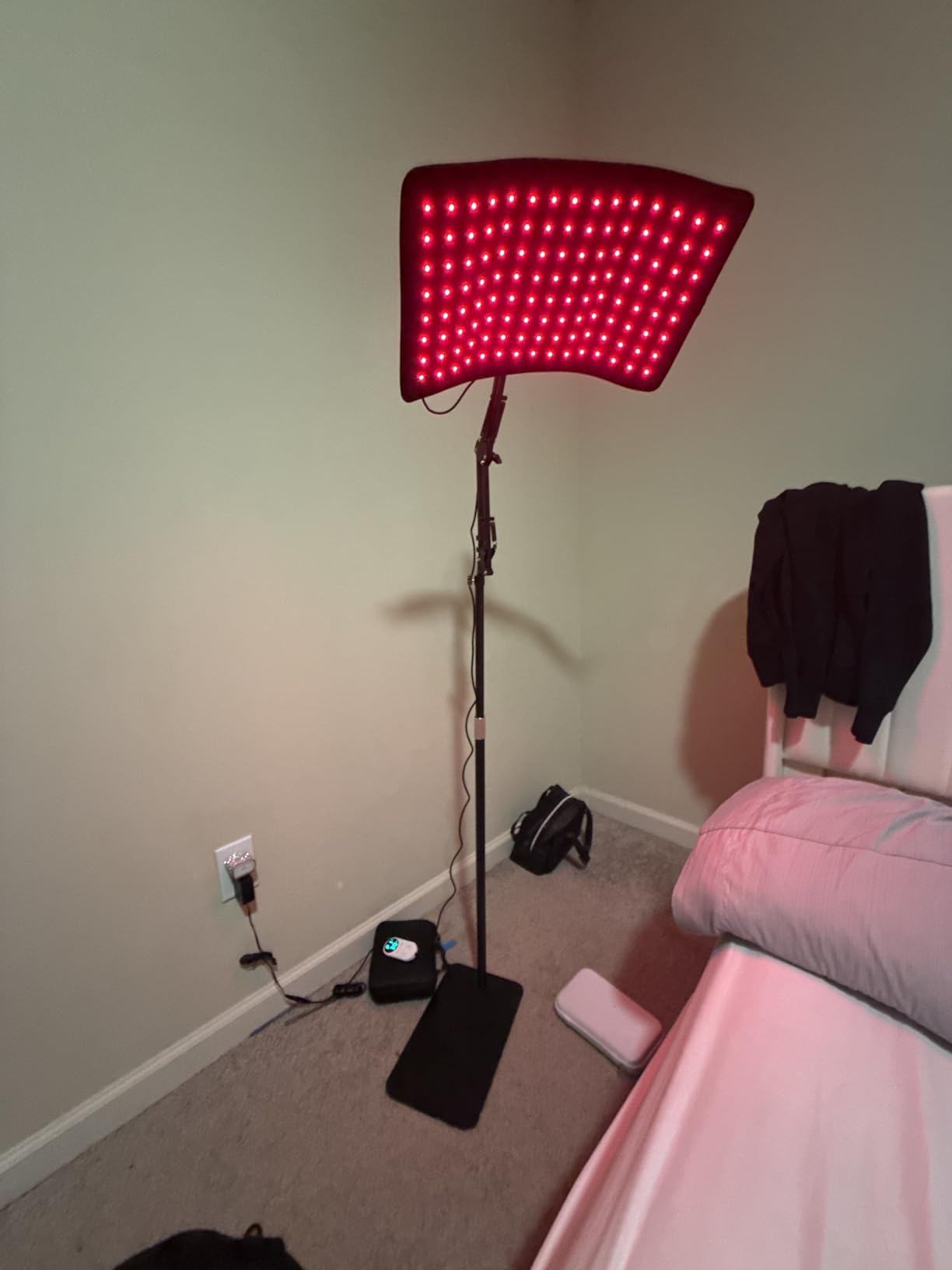 INTEO Red Light Therapy for Body and Face, 2-in-1 Red Light Therapy with Detachable Design, Infrared Light Therapy Lamp 660nm 850nm for Body at Home with Protective Glasses, Elastic Strap customer photo 2
