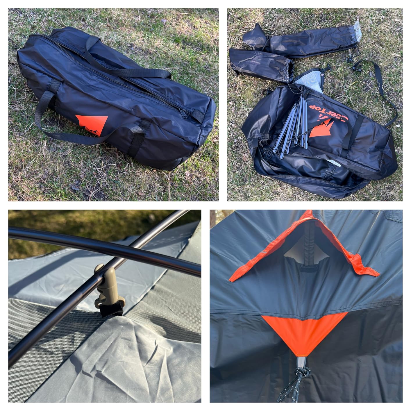 GEERTOP 2 Person 4 Season Blackout Camping Tent - Sleep in Darkroom, Waterproof Rainfly, Snow Skirt, Lightweight Aluminum Pole, Easy Setup for Hiking, Mountaineering, Family Camp customer photo 2