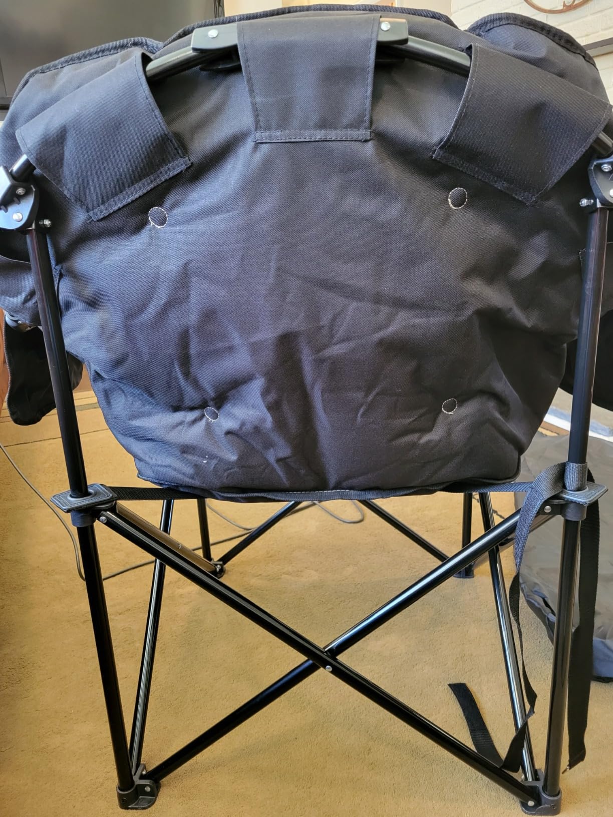 REALEAD Heated Camping Chair - Fully Thick Padded - Heated Chairs for Outdoor Sport with Back and Seat Heating - Heated Outdoor Chair for Adults - Battery NOT Included customer photo 2