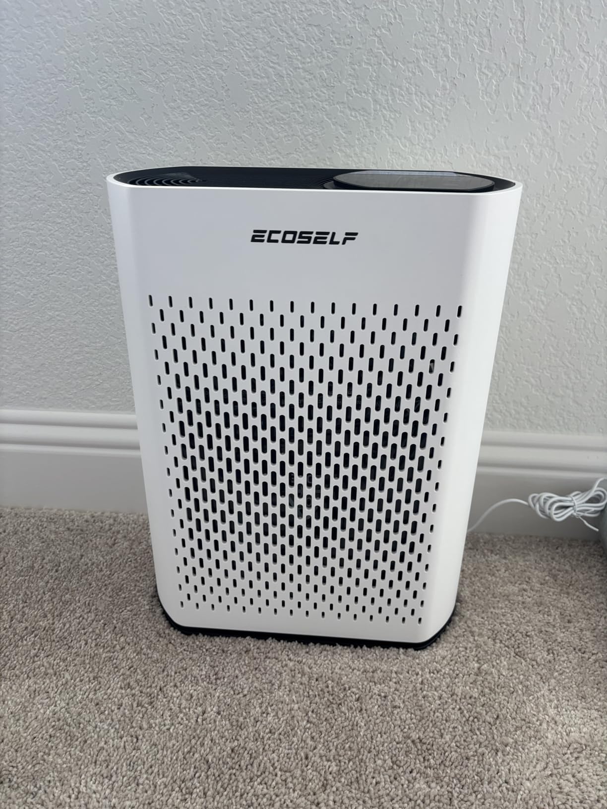 Air Purifier for Large Room, Cleans 2,400 ft² in 30 Mins, 3-Stage True HEPA, 360° Airflow, Large Touch Display Control, Real-Time Air Quality (PM2.5) Display, Ultra-Quiet 20dB Sleep Mode, HAP602 White customer photo 2