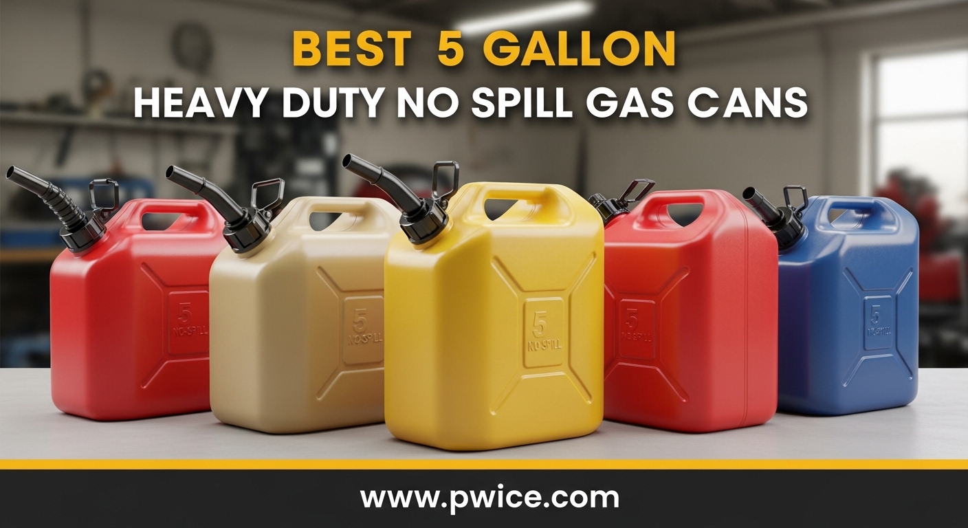 Best 5 Gallon Heavy Duty No Spill Gas Cans