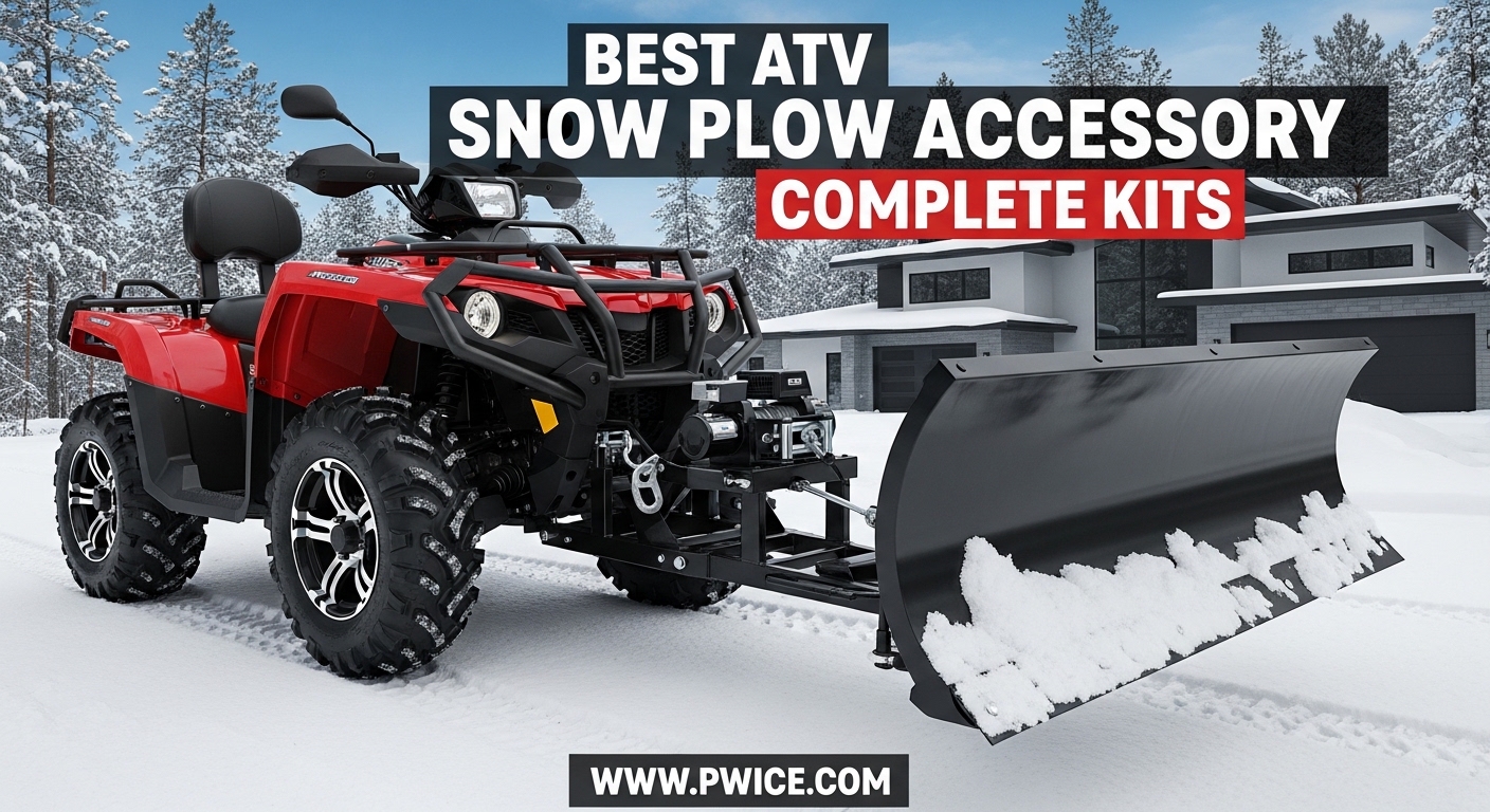 Best ATV Snow Plow Accessory Complete Kits
