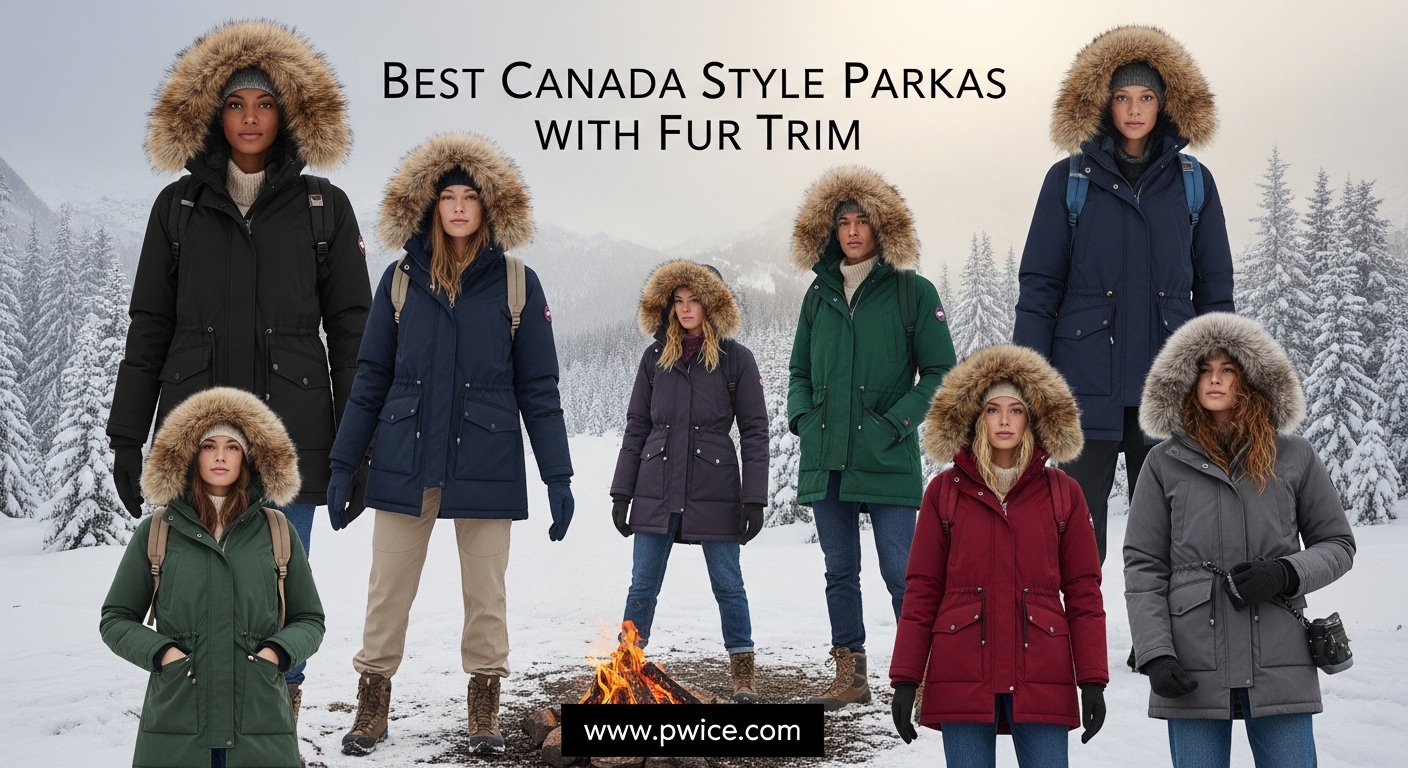 Best Canada Style Parkas with Fur Trim
