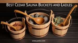 Best Cedar Sauna Buckets and Ladles