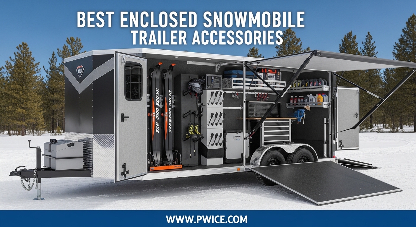 Best Enclosed Snowmobile Trailer Accessories