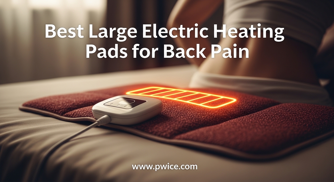 Best Large Electric Heating Pads for Back Pain