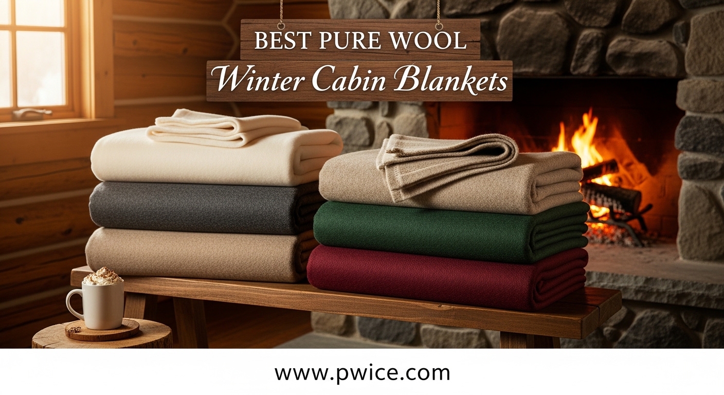 Best Pure Wool Winter Cabin Blankets
