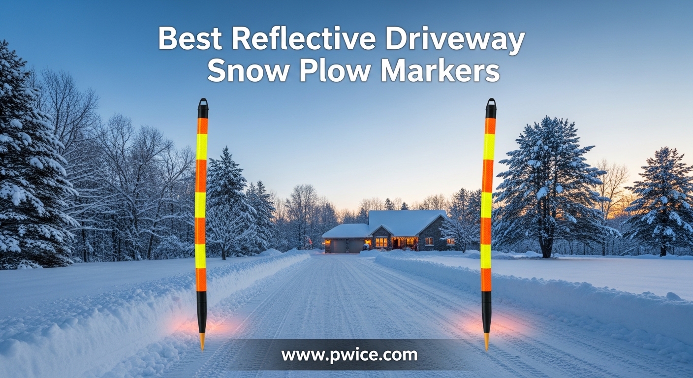Best Reflective Driveway Snow Plow Markers