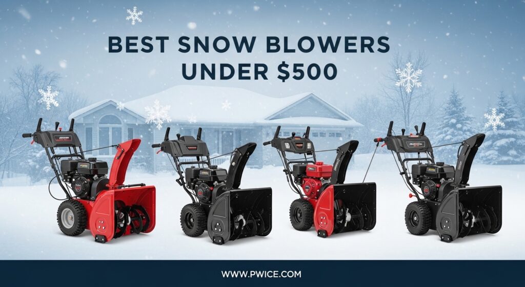 8 Best Snow Blowers Under 500 (May 2026) Guide