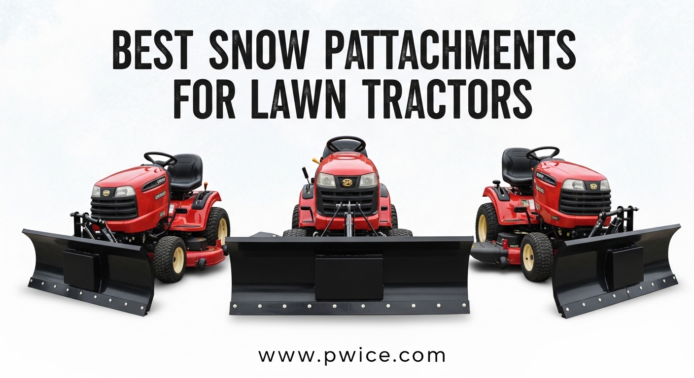 Best Snow Plow Attachments for Lawn Tractors