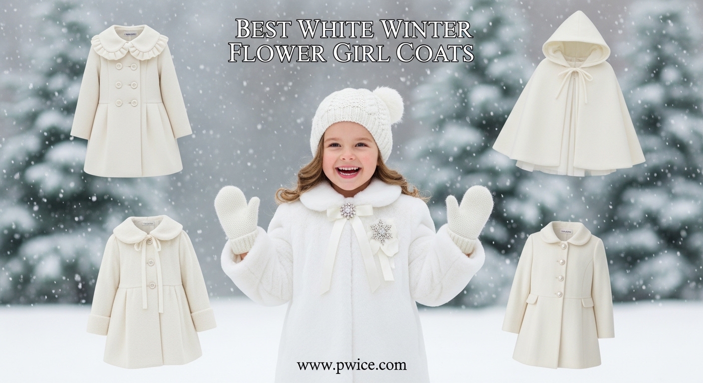Best White Winter Flower Girl Coats
