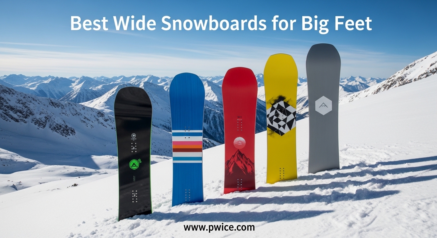 Best Wide Snowboards for Big Feet