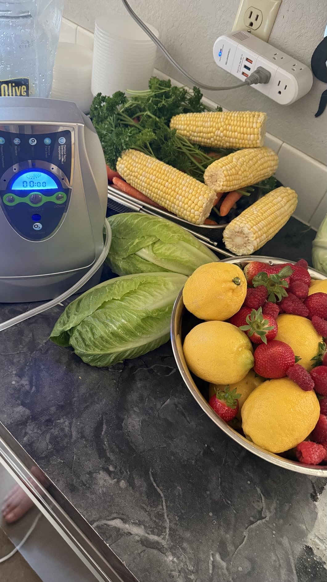 VTAR Ozone Machine, 500mg/h Multipurpose Ozone Machine Purify Air, Water, Fruits, Vegetables, Toothbrushes, Aquarium Cleaner Device in Water - Silver customer photo 2