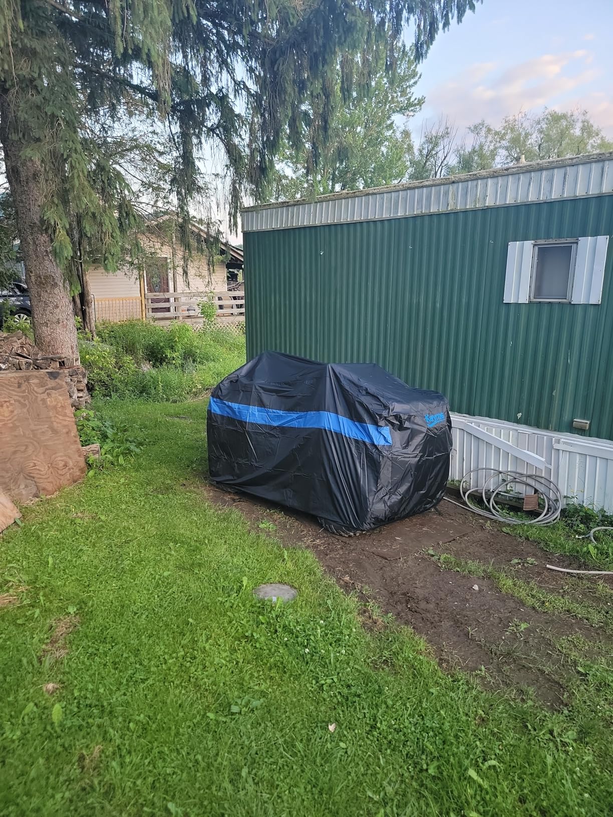 Kayme ATV Cover Waterproof Outdoor Heavy Duty, 4 Wheeler Quad Cover All Weather Rain Snow UV Protection, Fits for Kawasaki, Polaris, Honda, Can-Am,Yamaha, Arctic Cat, Suzuki Etc. (100x43x48 inch) customer photo 1