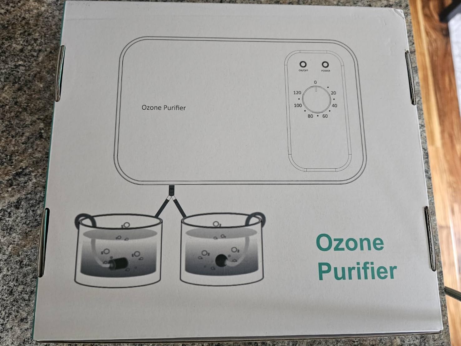 800mg/h Multipurpose Ozone Machine with Timer, for Air and Water, Portable for Home, Office, Car, Hunting, Kitchen, Cold Plunge, Fruits & Vegetables customer photo 1