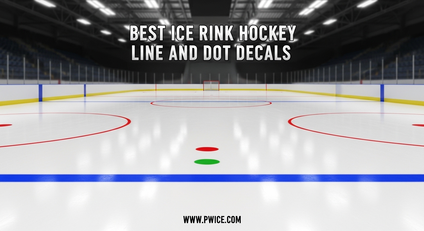 Best Ice Rink Hockey Line and Dot Decals