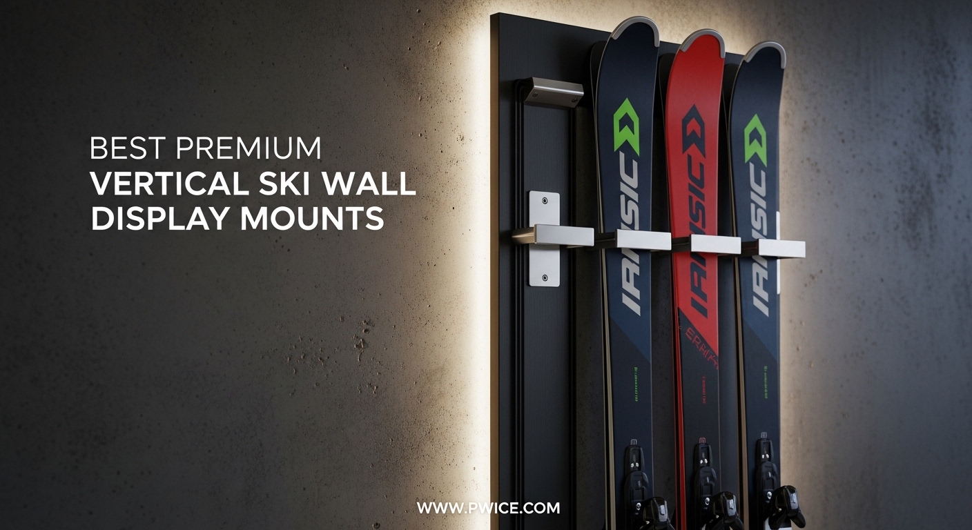 Best Premium Vertical Ski Wall Display Mount