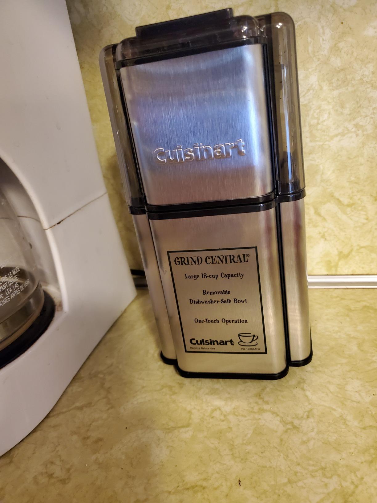 Cuisinart DCG-12BC Grind Central Coffee Grinder, Blade, Silver customer photo 2