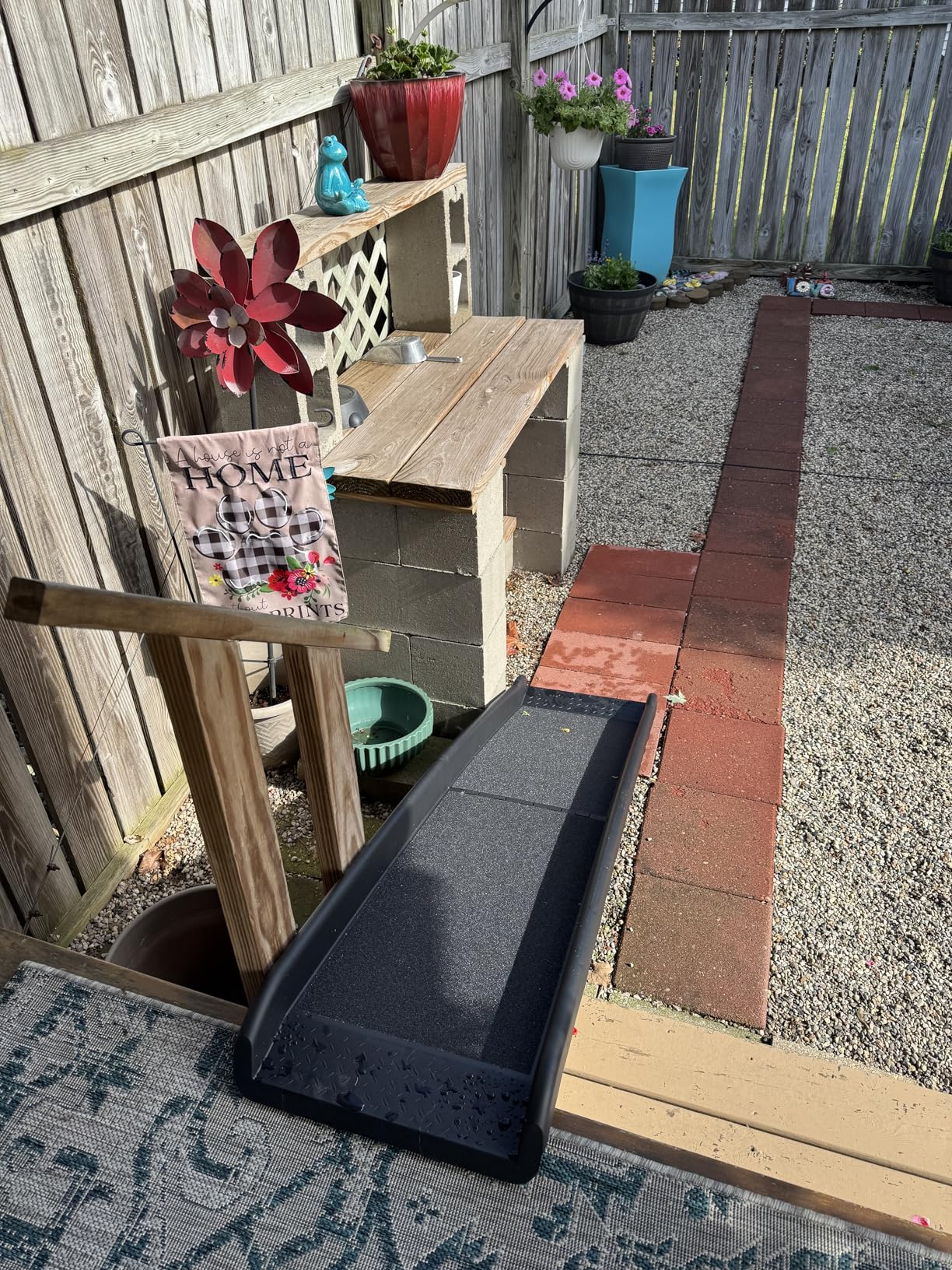 PetSafe Happy Ride Folding Pet Ramp for Cars, Trucks, & SUVs- 62 Inch Portable for Large Dogs with Siderails, Non-Slip- Weighs Only 10 lb, Supports up to 150 lb, Easy Storage, Folds in Half customer photo 2