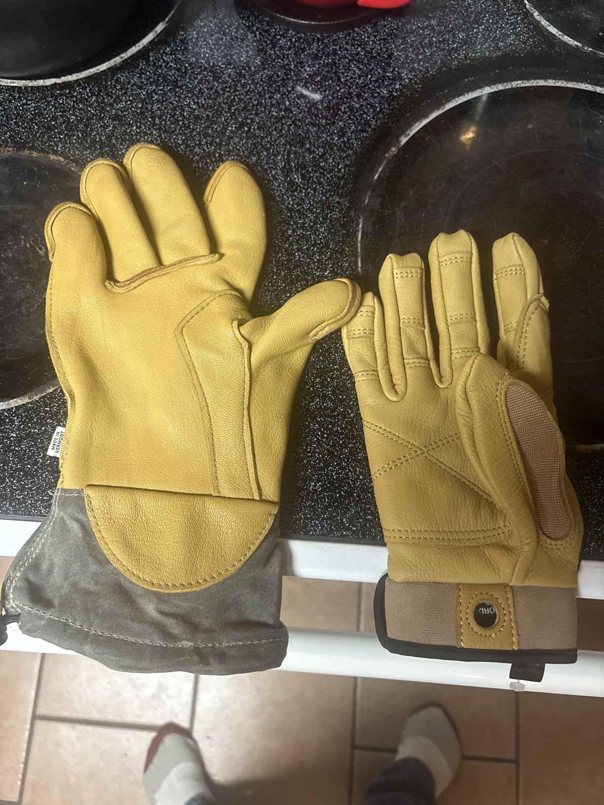 PETZL CORDEX Plus Reinforced Belay/Rappel Gloves (Black) customer photo 2