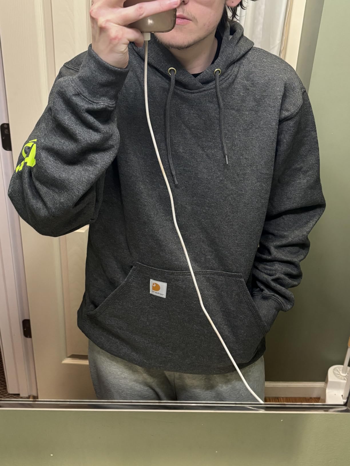 Carhartt Men's Iconic K288 Logo Sweatshirt customer photo 2