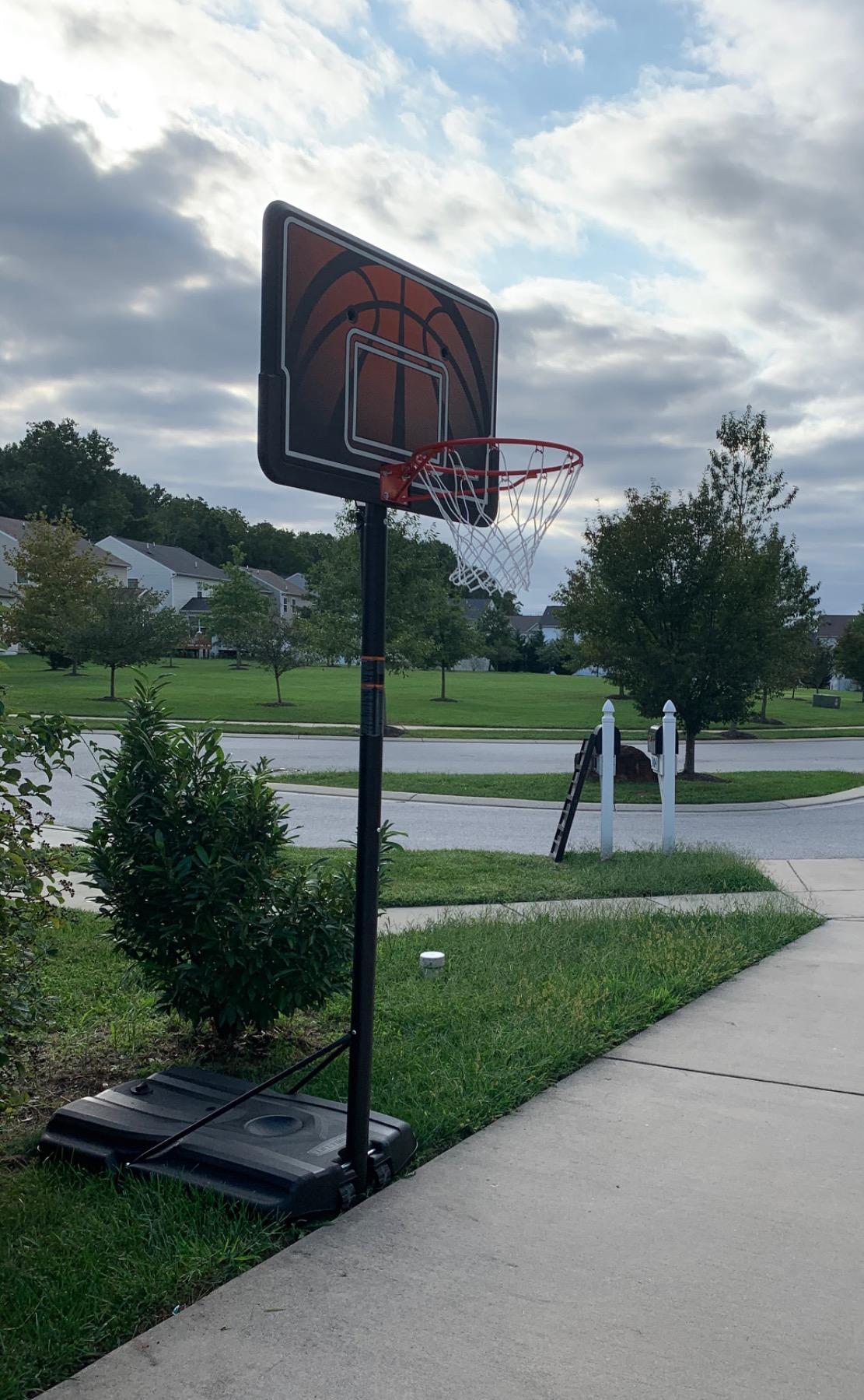 Lifetime Height Adjustable Portable Basketball System, 44 Inch Backboard customer photo 2