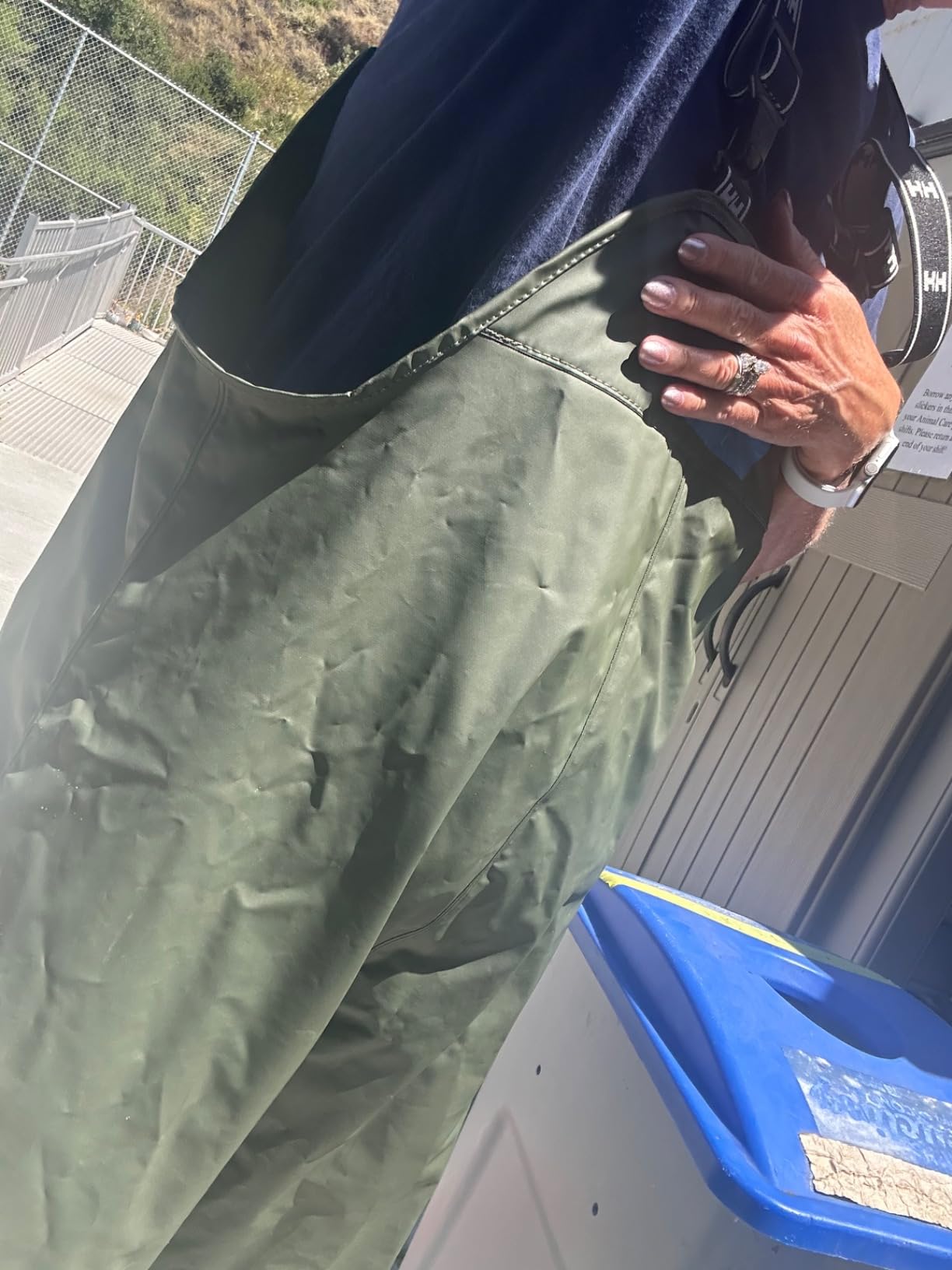 Helly Hansen Mandal Waterproof Bib Overalls - Rain Gear for Men - Heavy Duty Rain Gear customer photo 1