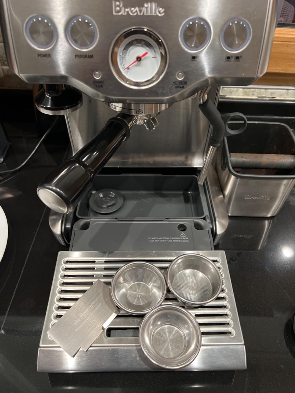 Breville BES840BSXL Infuser Espresso Machine, Black Sesame customer photo 2