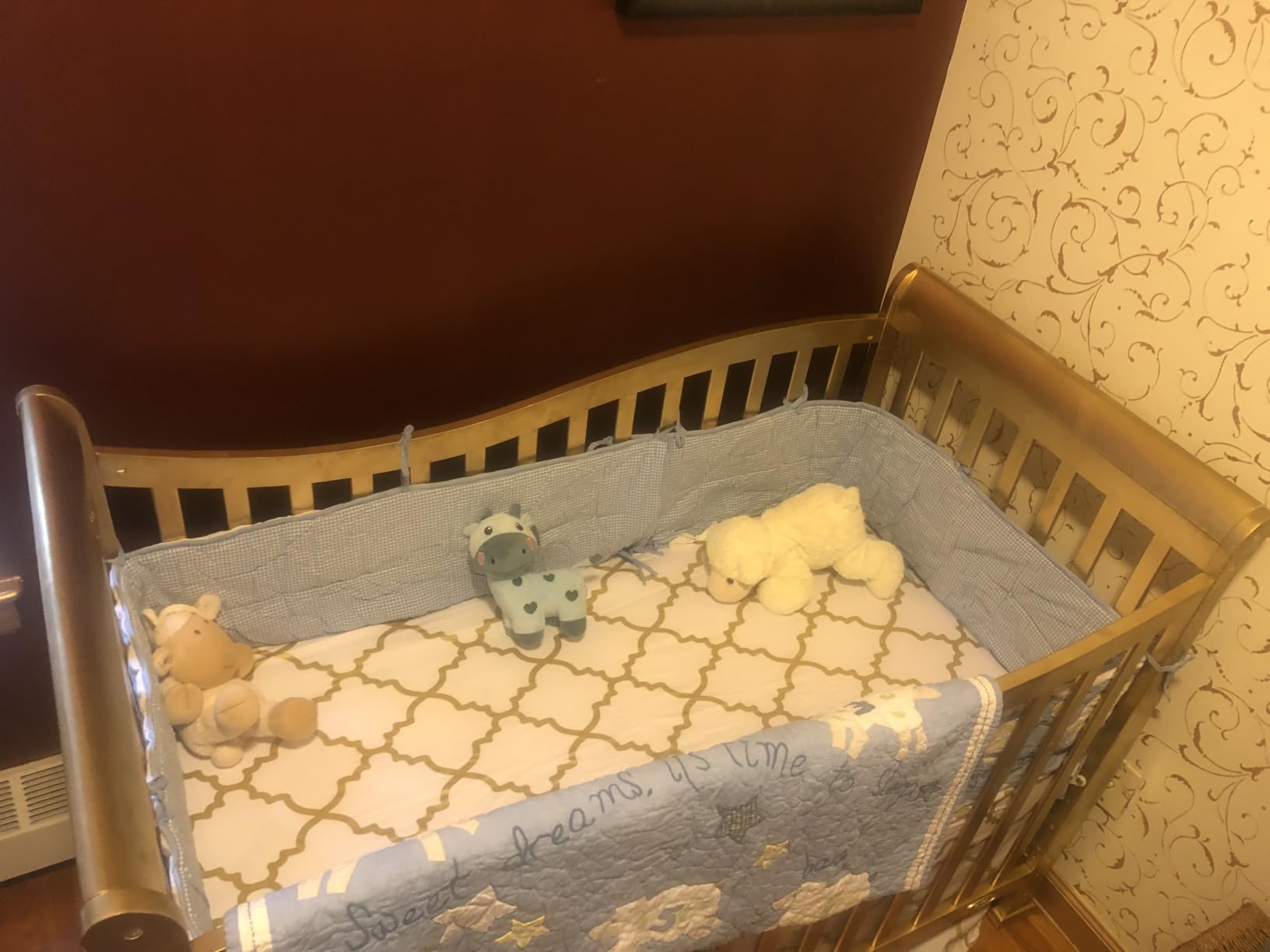 Dream On Me Violet 7-in-1 Convertible Full-Size Baby Crib with Toddler, Day & Full Bed Conversion in White, GreenGuard Gold & BSA, 3 Mattress Heights, Sustainable Pinewood customer photo 1