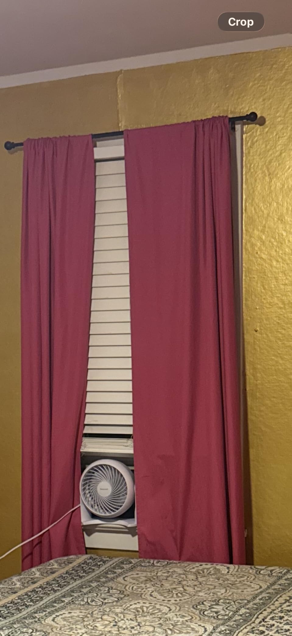 Kendall Blackout Rod Pocket Curtain, 42x54, Charcoal customer photo 1