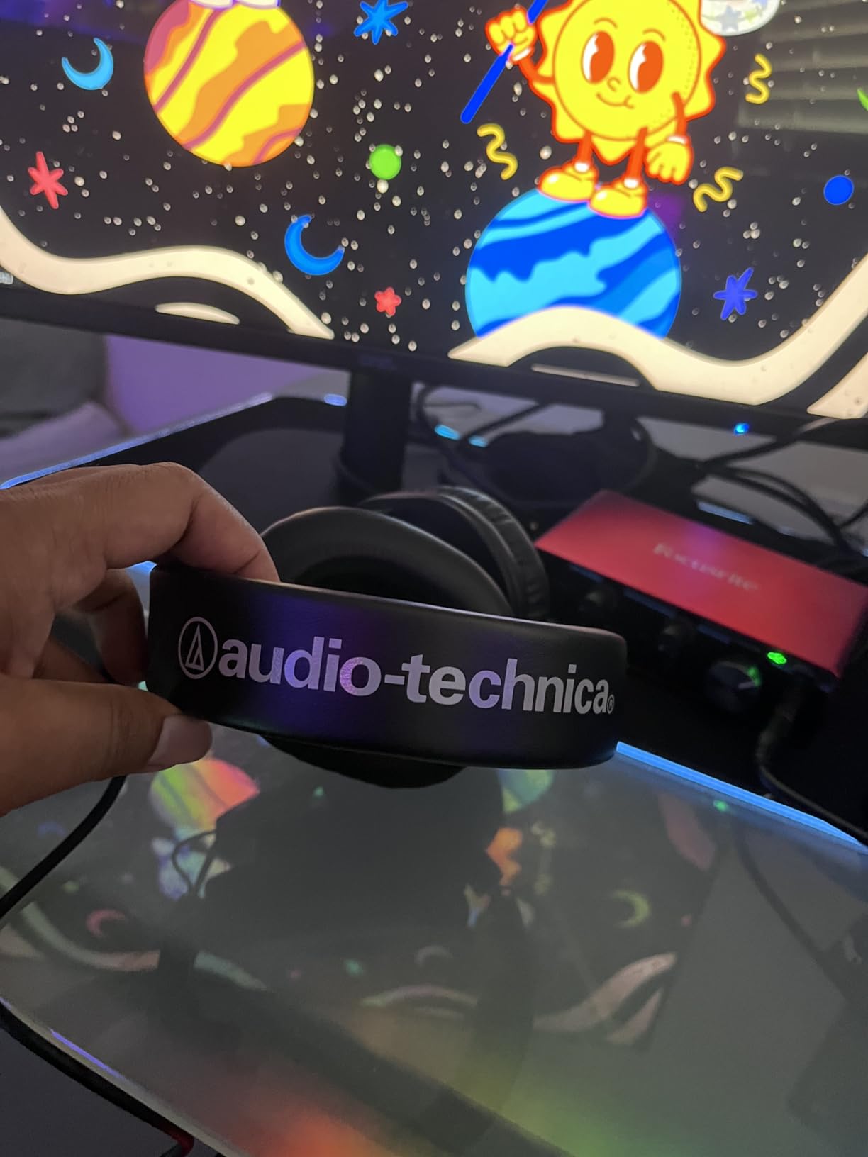 Audio-Technica ATH-M30x Professional Studio Monitor Headphones, Black customer photo 1