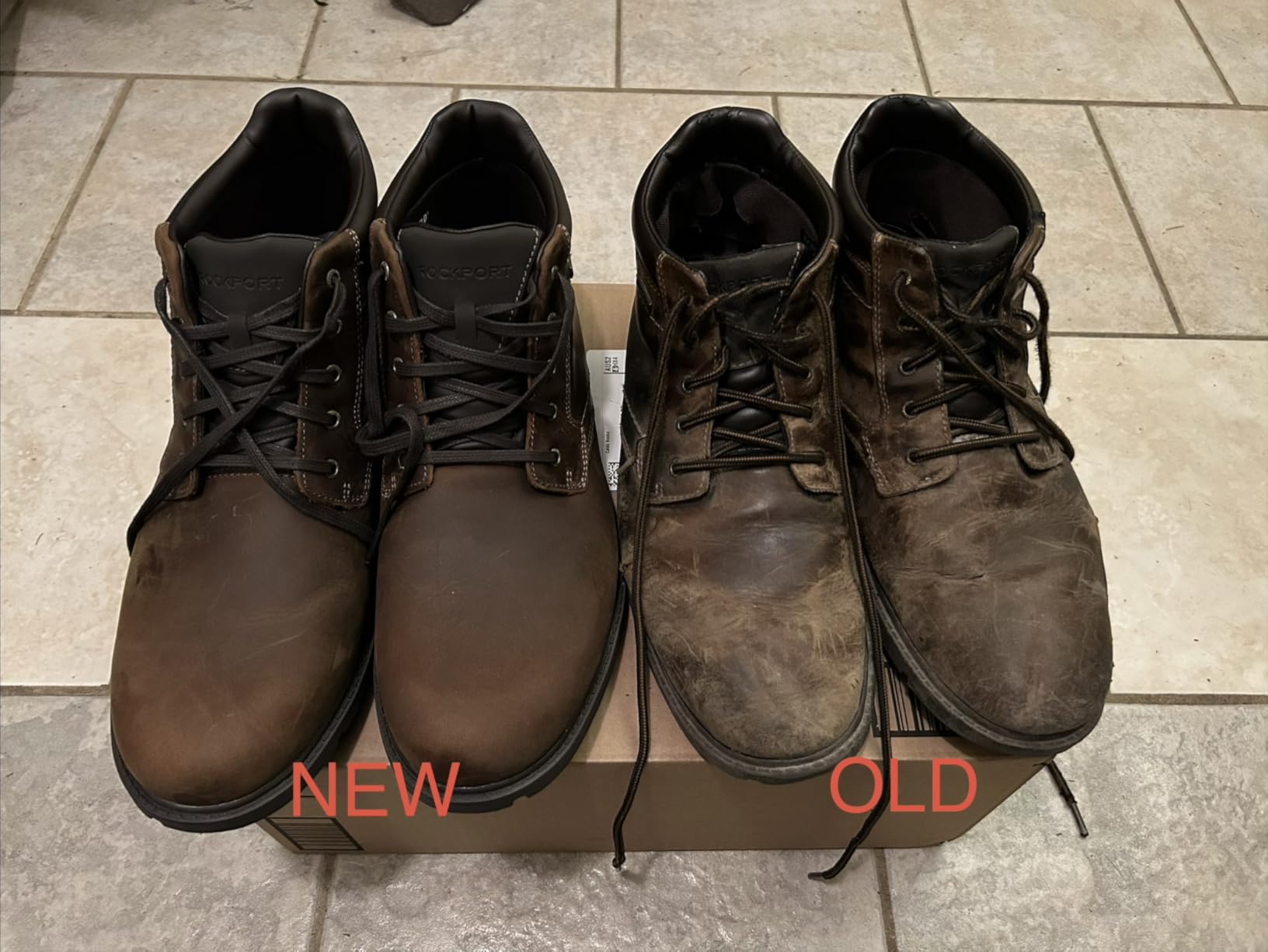 Rockport Men's Storm Surge Plain Toe Boot Chukka Boot customer photo 1