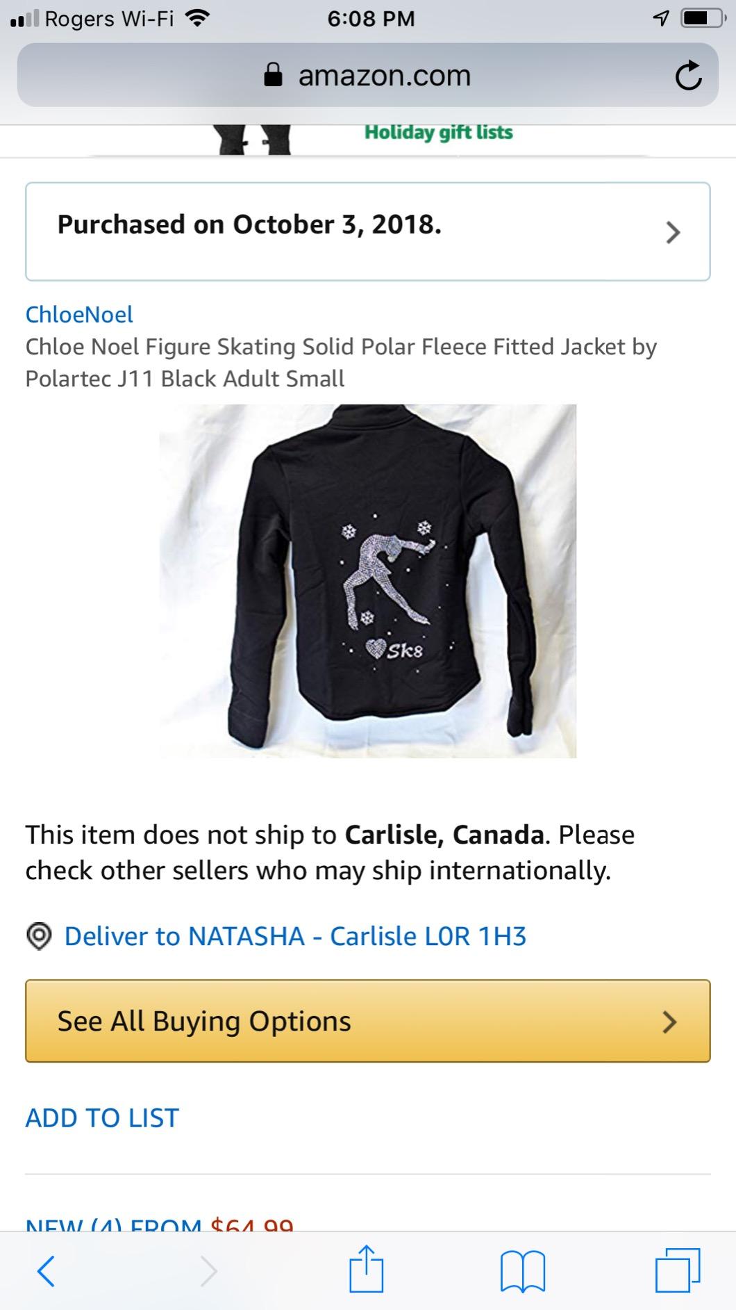 ChloeNoel Figure Skating Solid Polar Fleece Fitted Jacket by Polartec J11 customer photo 2