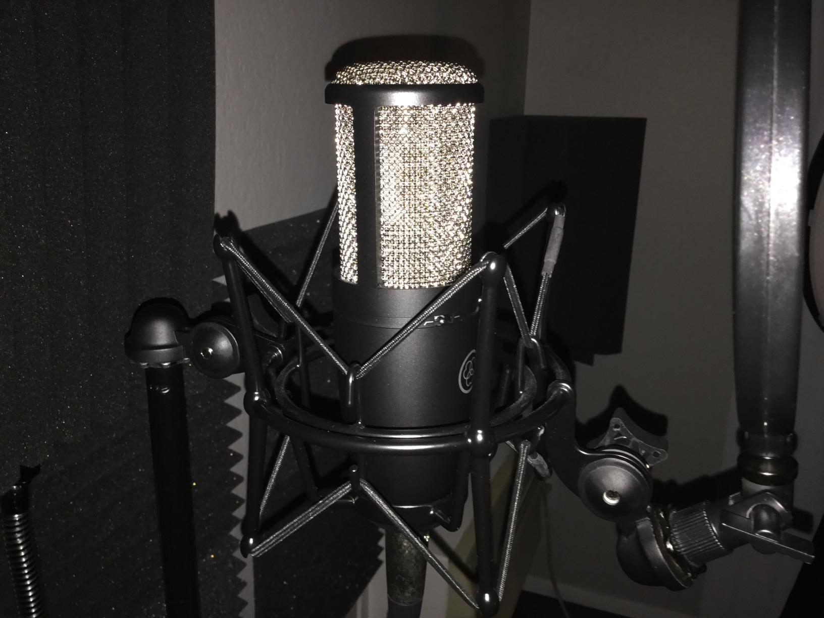AKG Pro Audio P220 High-Performance Condenser Microphone, Great for Vocals, Guitar, Brass, and General Recording. XLR Wired Mic, for Studio or Stage. Black | Switchable 300hz Bass-Cut and -20 Db Pad, Up to 155 Db SPL, Xlr, Inc. Shock Mount and Case customer photo 1