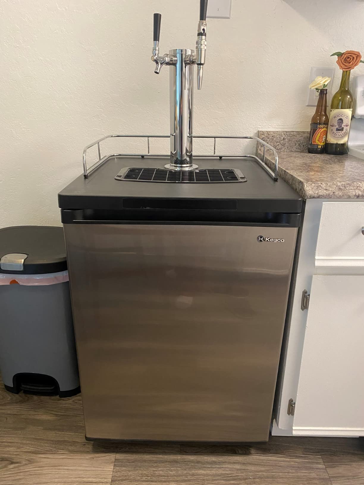Kegco HBK209S-2 Keg Dispenser, stainless steel, 2 Faucet without Kegs customer photo 1