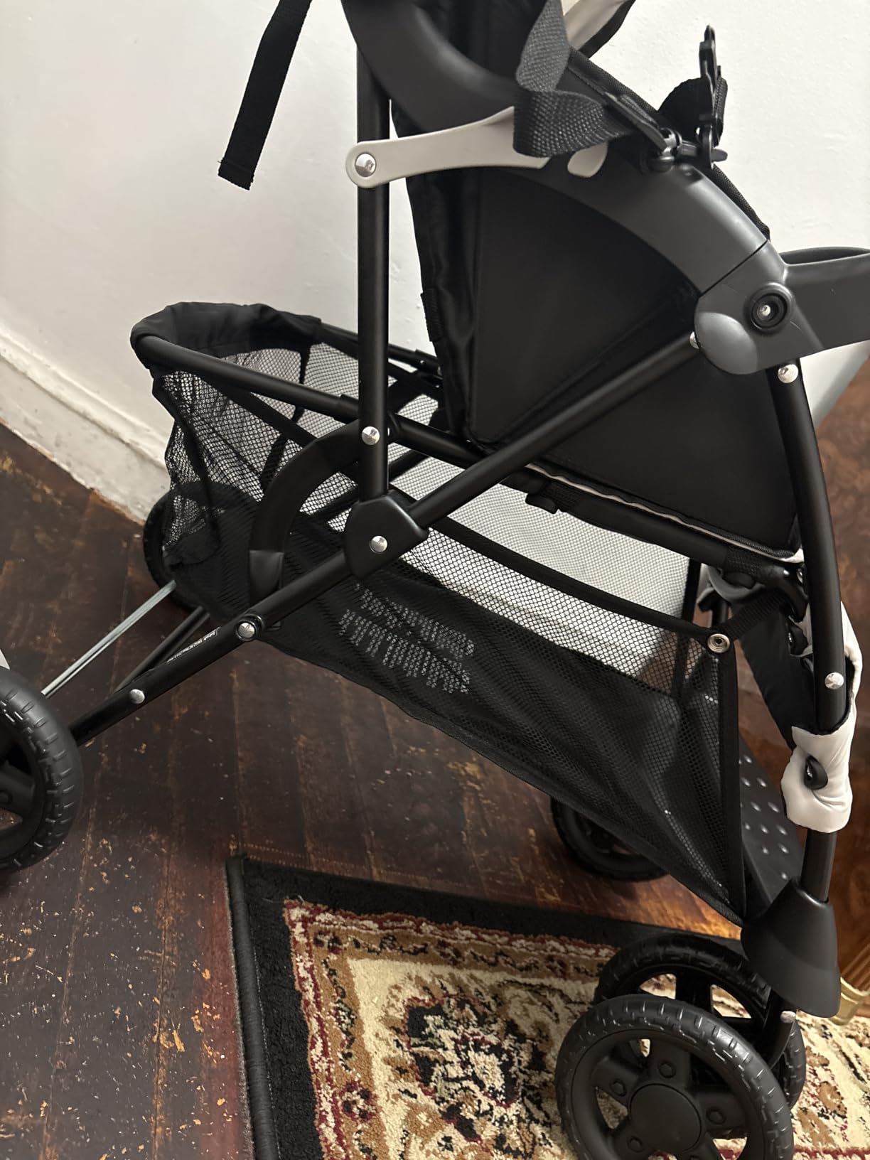 Kolcraft Cloud Plus Lightweight Umbrella Stroller for Toddlers with Reclining Seat, Large Storage Basket, Canopy, Infant & Parent Trays, Compact Fold for Summer Travel, Durable Frame, Slate Gray customer photo 1
