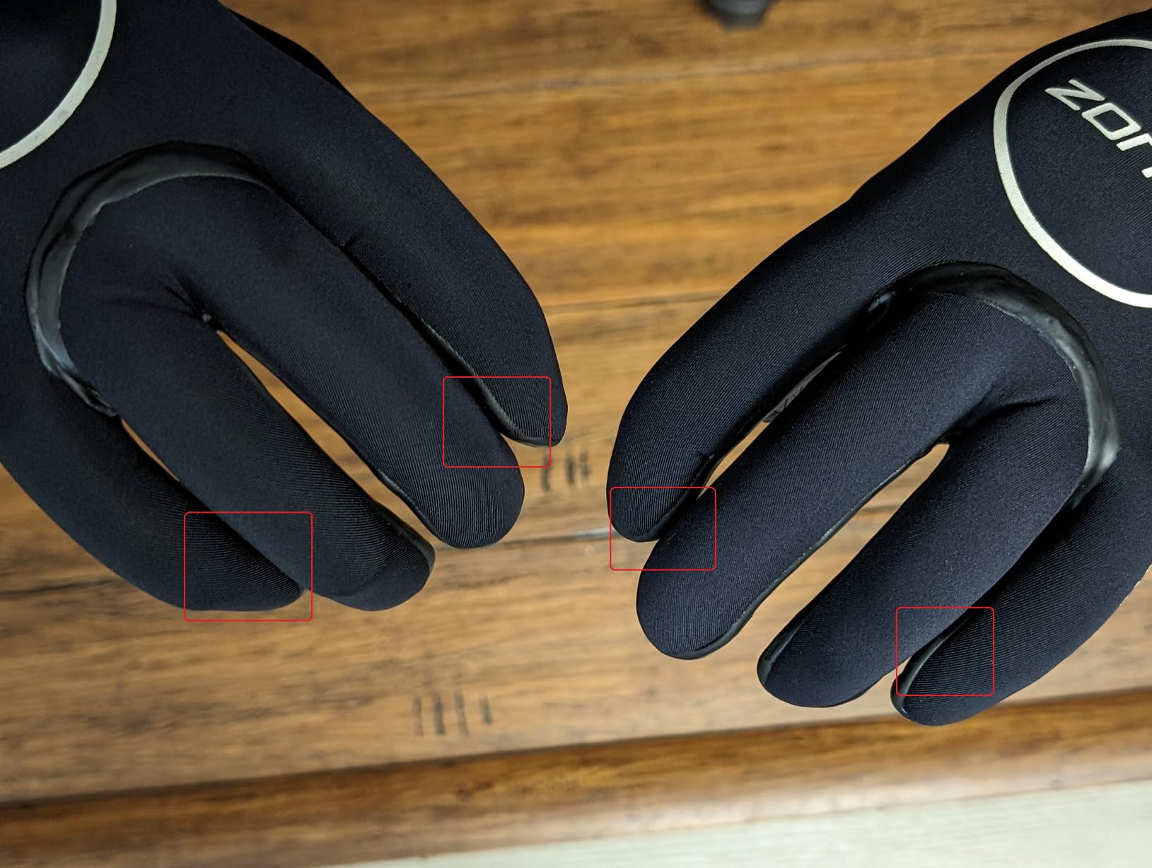 ZONE3 Neoprene Heat-Tech Warmth Swim Gloves for Men/Women Open Water Swimming, Diving, Snorkeling Thermal Wetsuit Gloves/Unisex customer photo 1