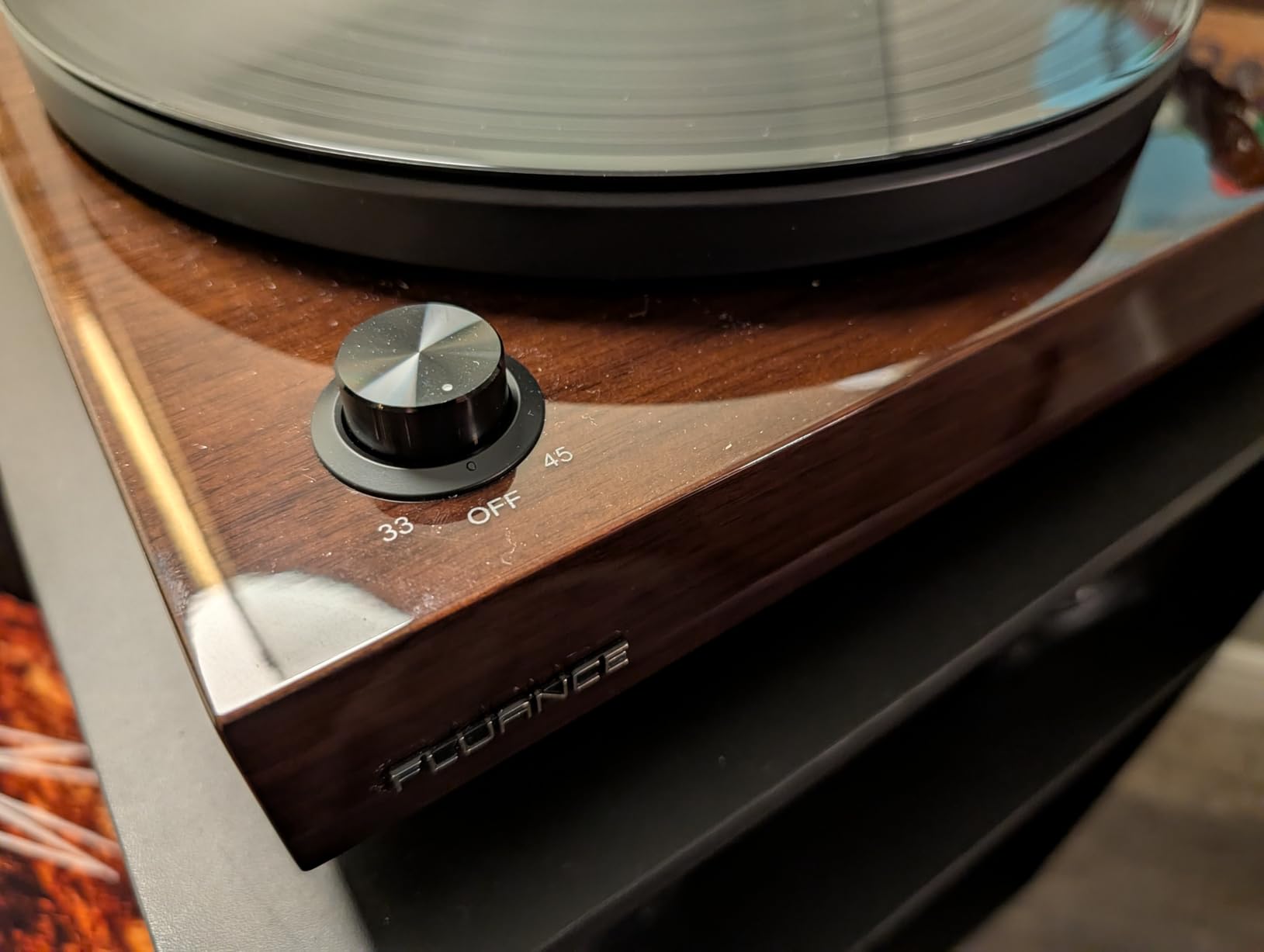 RT81 Elite High Fidelity Vinyl Turntable Record Player with Audio Technica AT95E Cartridge, Belt Drive, Built-in Preamp, Adjustable Counterweight, High Mass MDF Wood Plinth - Walnut customer photo 1