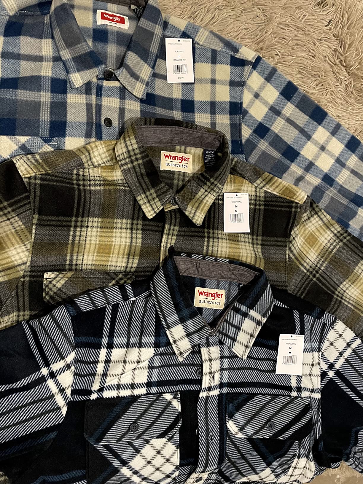 Wrangler Authentics Men's Long Sleeve Heavyweight Fleece Shirt customer photo 1