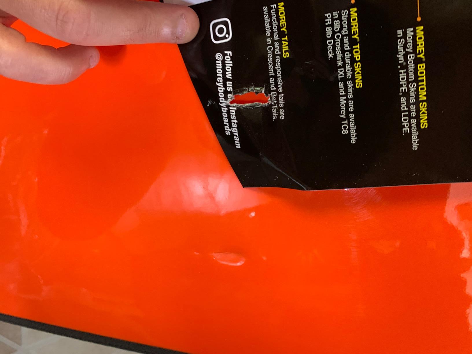 MOREY Boogie Board Mach 7 Pro Bodyboard - HDPE Slick Bottom, Embedded Rod for Durability (2026 Model) customer photo 1