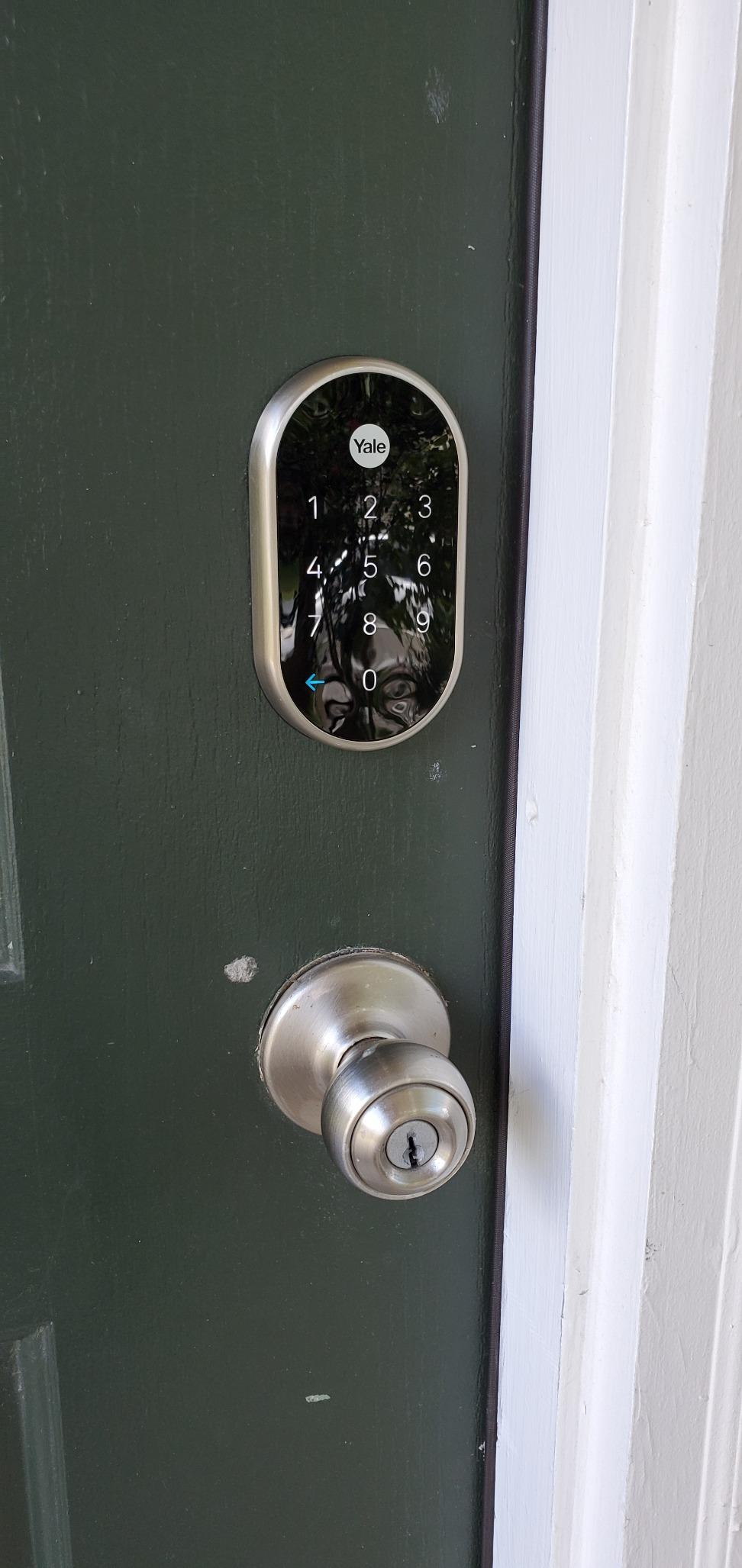 Google Nest x Yale Lock - Tamper-Proof Smart Lock for Keyless Entry - Keypad Deadbolt Lock for Front Door - Satin Nickel customer photo 1