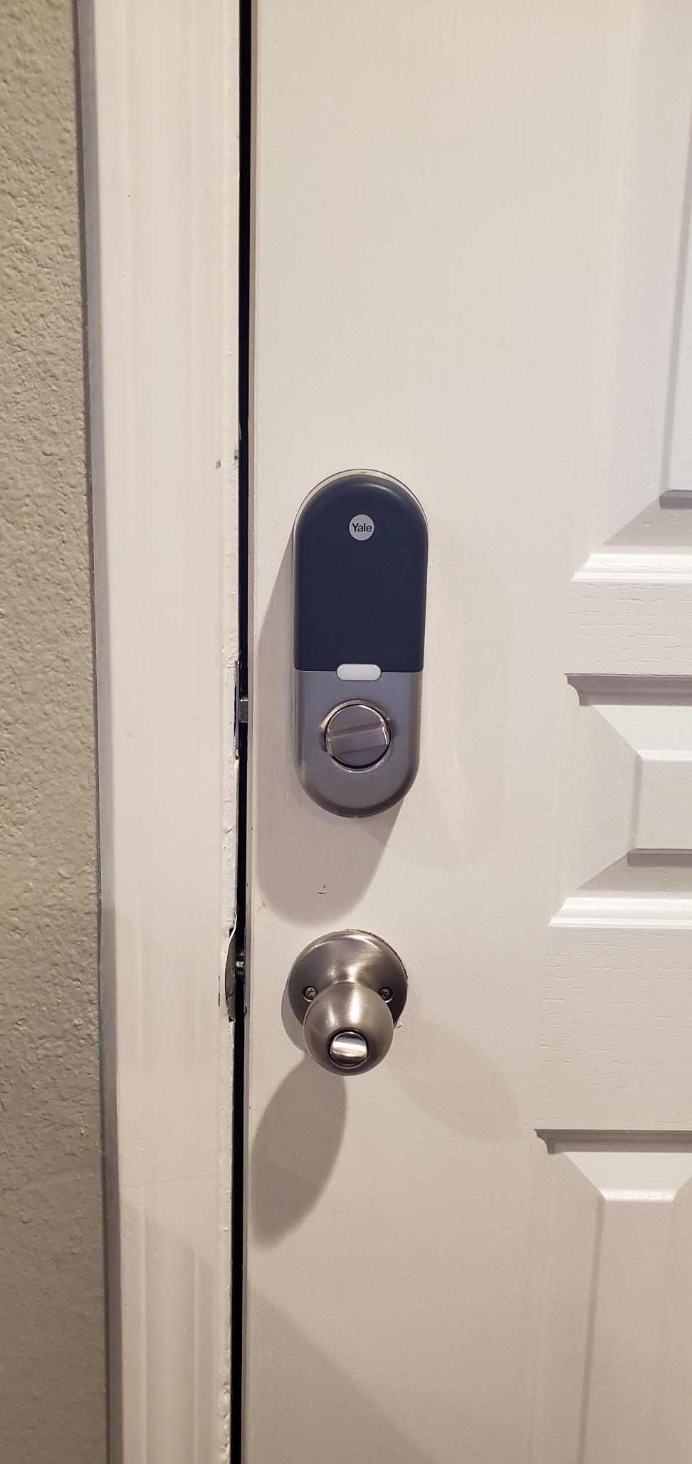 Google Nest x Yale Lock - Tamper-Proof Smart Lock for Keyless Entry - Keypad Deadbolt Lock for Front Door - Satin Nickel customer photo 2