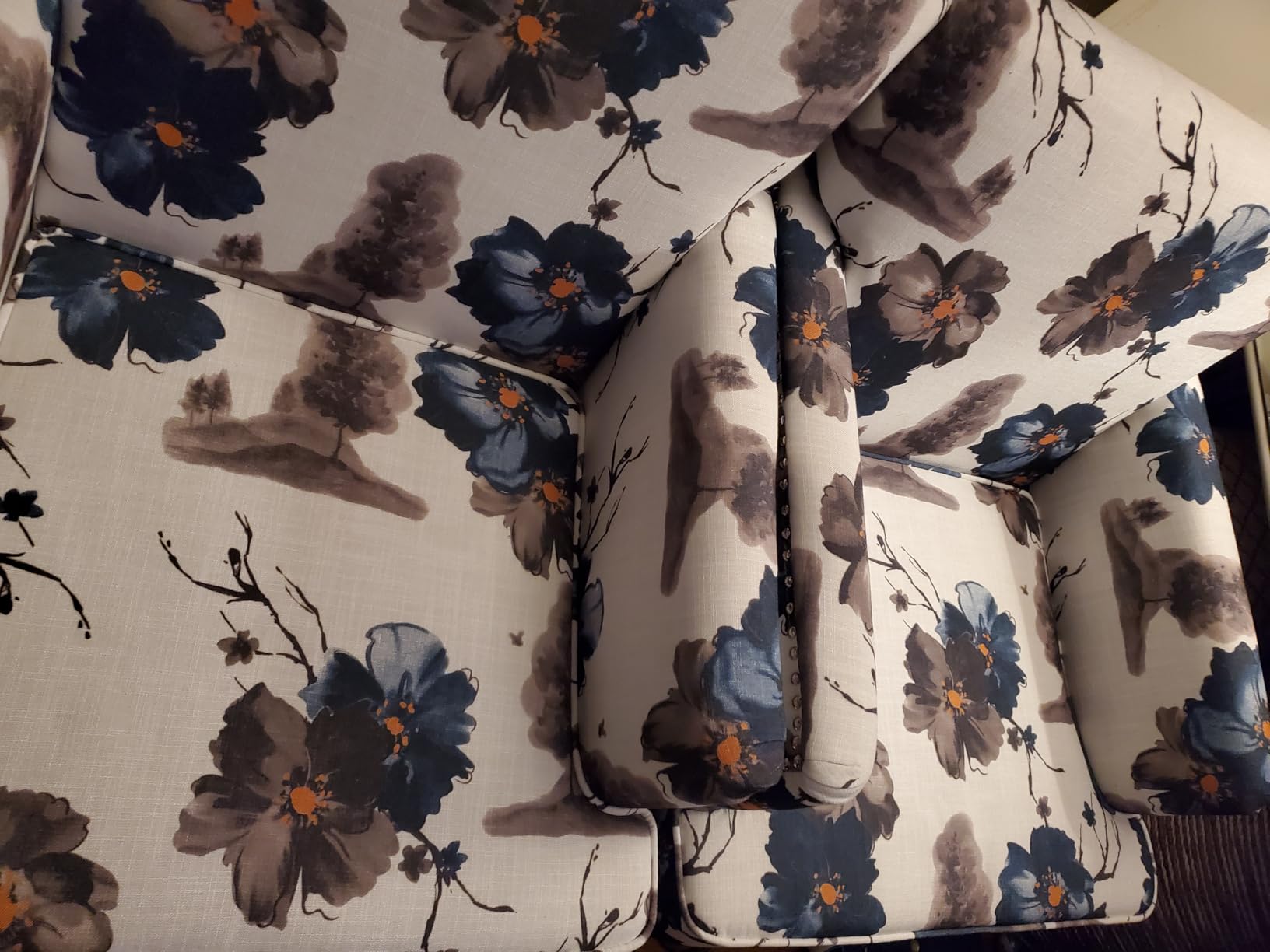Christopher Knight Home Boaz Fabric Club Chair - Floral Print customer photo 2