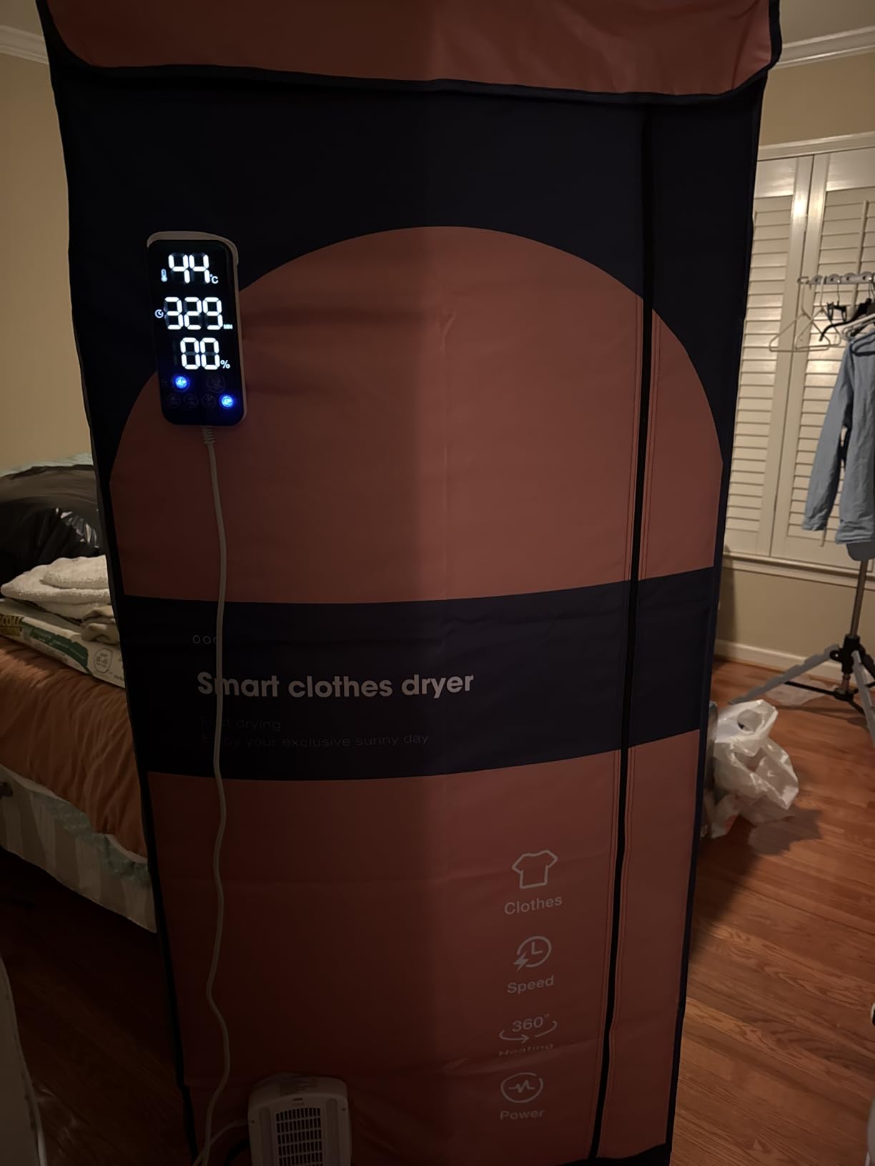 Portable Clothes Dryer, 110V-1600W Clothes Dryer, 67Inch-3 Tier Foldable Clothes Dryers Rack, Energy Saving Portable Dryer for Apartment, Indoor, Travel, RV customer photo 1